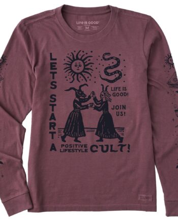 Women's Let' Long Sleeve CrusherTee, Swearter, Long Sleeve Tee 07