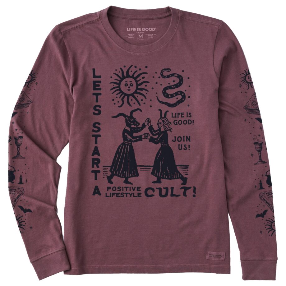 Women's Let' Long Sleeve CrusherTee, Swearter, Long Sleeve Tee 07