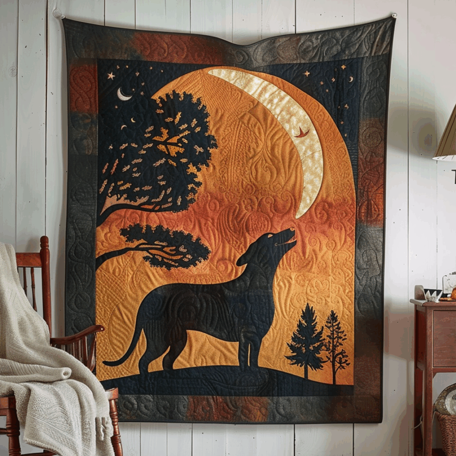 Dachshund Quilted Blanket BT030630