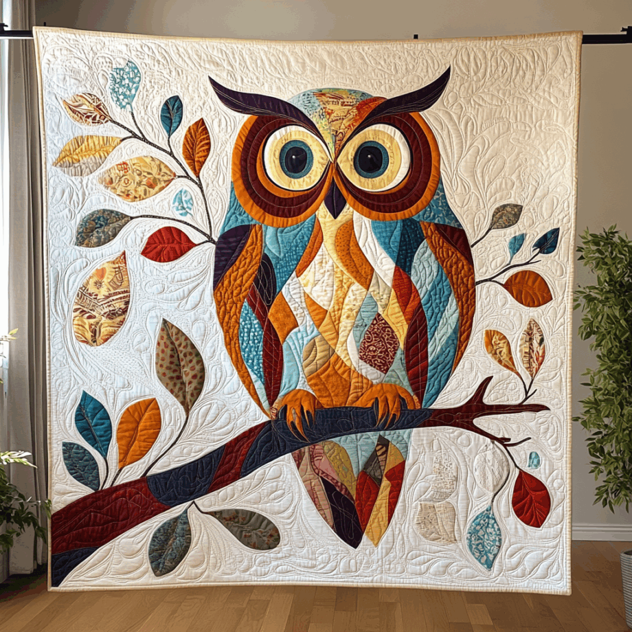 Owl Quilted Blanket BT030613