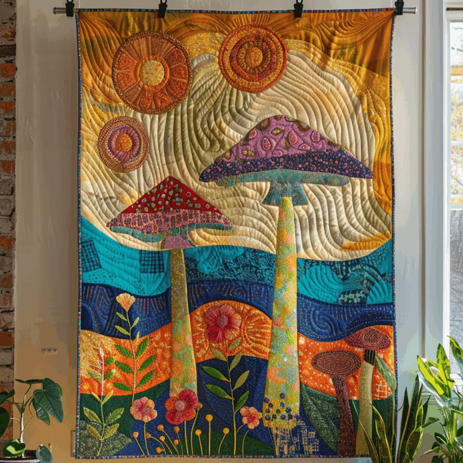 Hippie Quilted Blanket BT03062