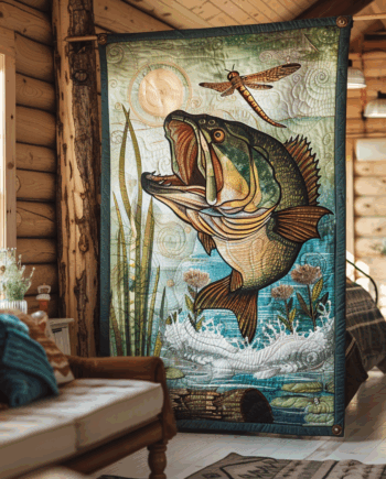 Fishing Quilted Blanket BT060665