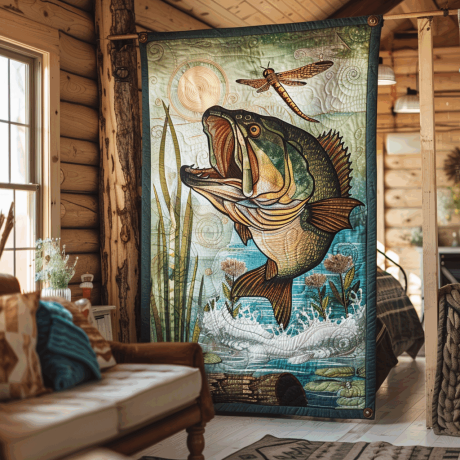 Fishing Quilted Blanket BT060665