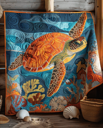 Turtle Quilted Blanket BT060602
