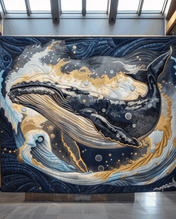 Whale Quilted Blanket BT060621