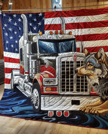 Truck Quilted Blanket BT060677