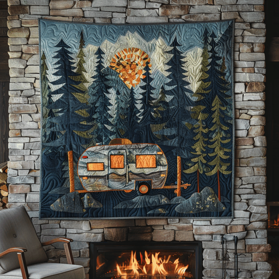 Camping Quilted Blanket BT060633