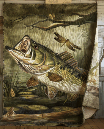 Fishing Quilted Blanket BT060663