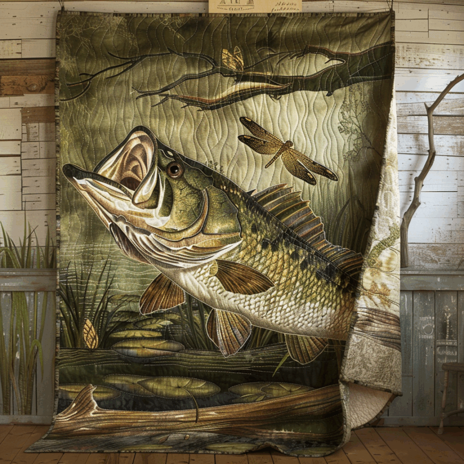 Fishing Quilted Blanket BT060663