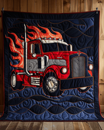 Truck Quilted Blanket BT060675