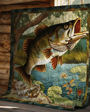 Fishing Quilted Blanket BT060664