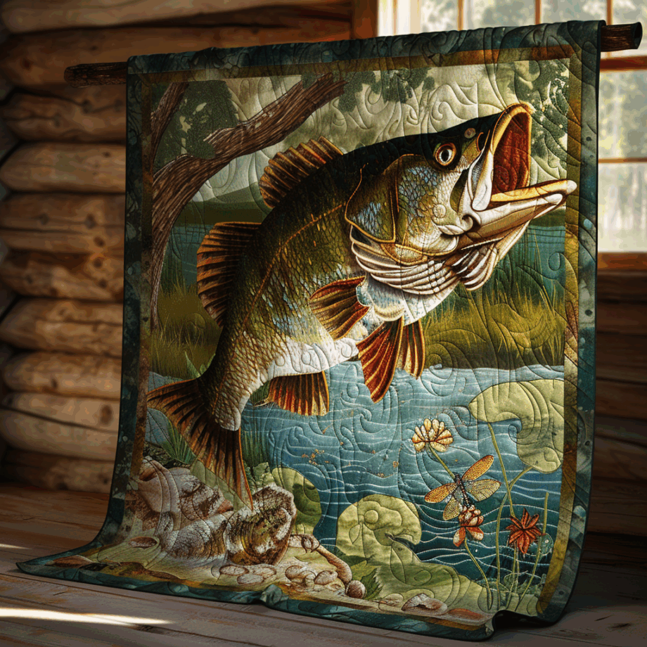 Fishing Quilted Blanket BT060664