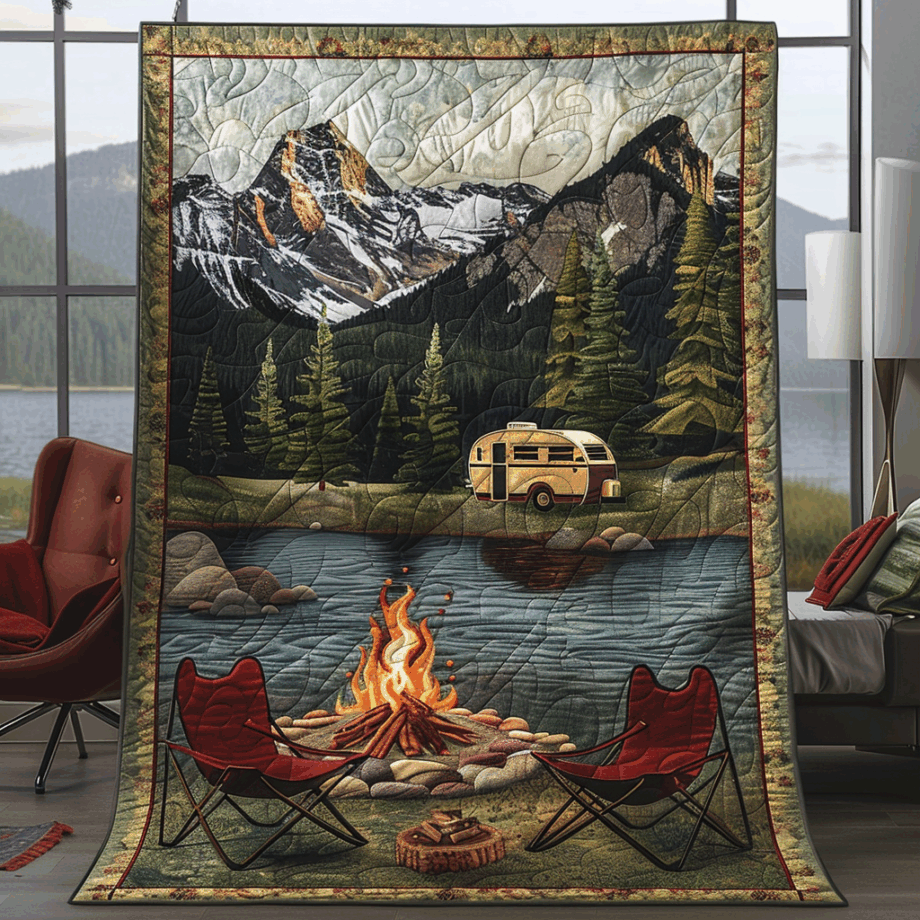 Camping Quilted Blanket BT060625