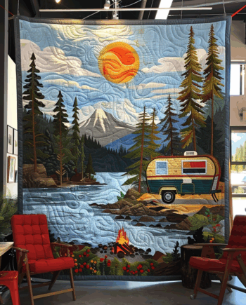 Camping Quilted Blanket BT060631
