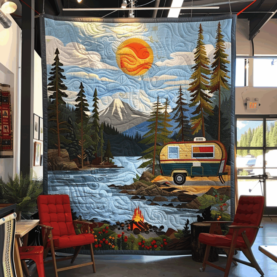 Camping Quilted Blanket BT060631