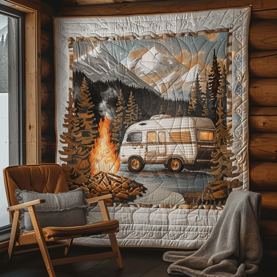 Camping Quilted Blanket BT060624