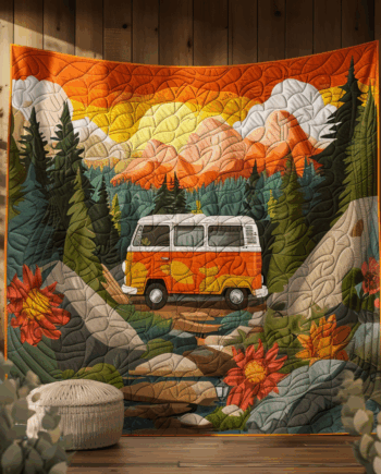 Camping Quilted Blanket BT060679