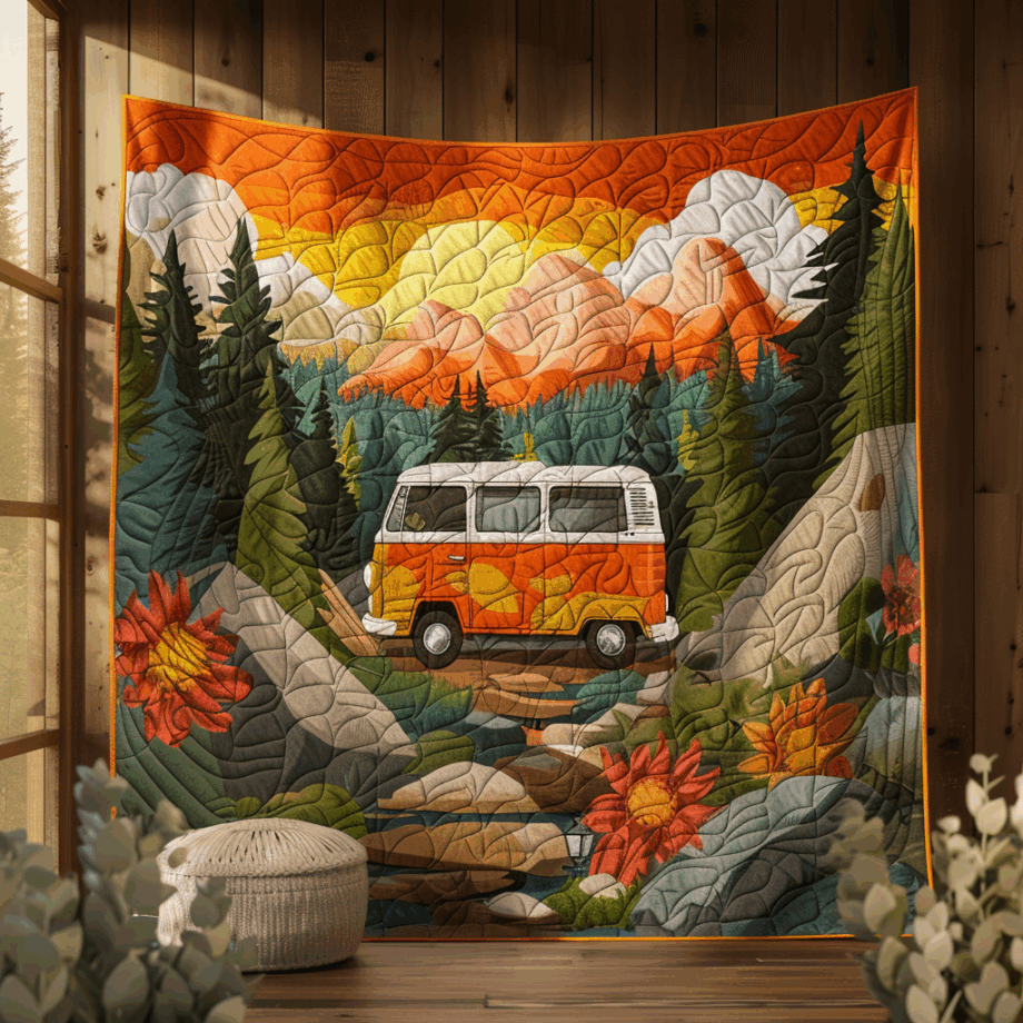 Camping Quilted Blanket BT060679