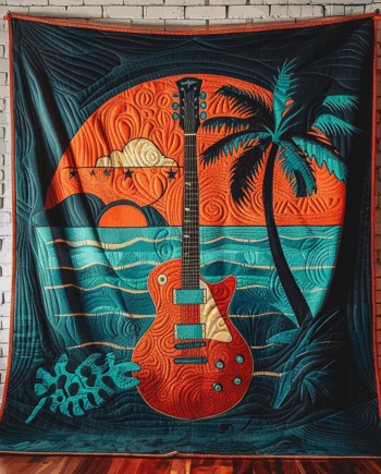 Guitar Quilted Blanket BT060648