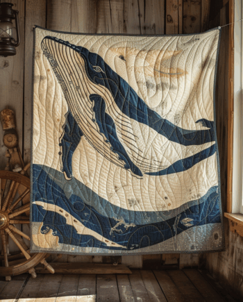 Whale Quilted Blanket BT060609