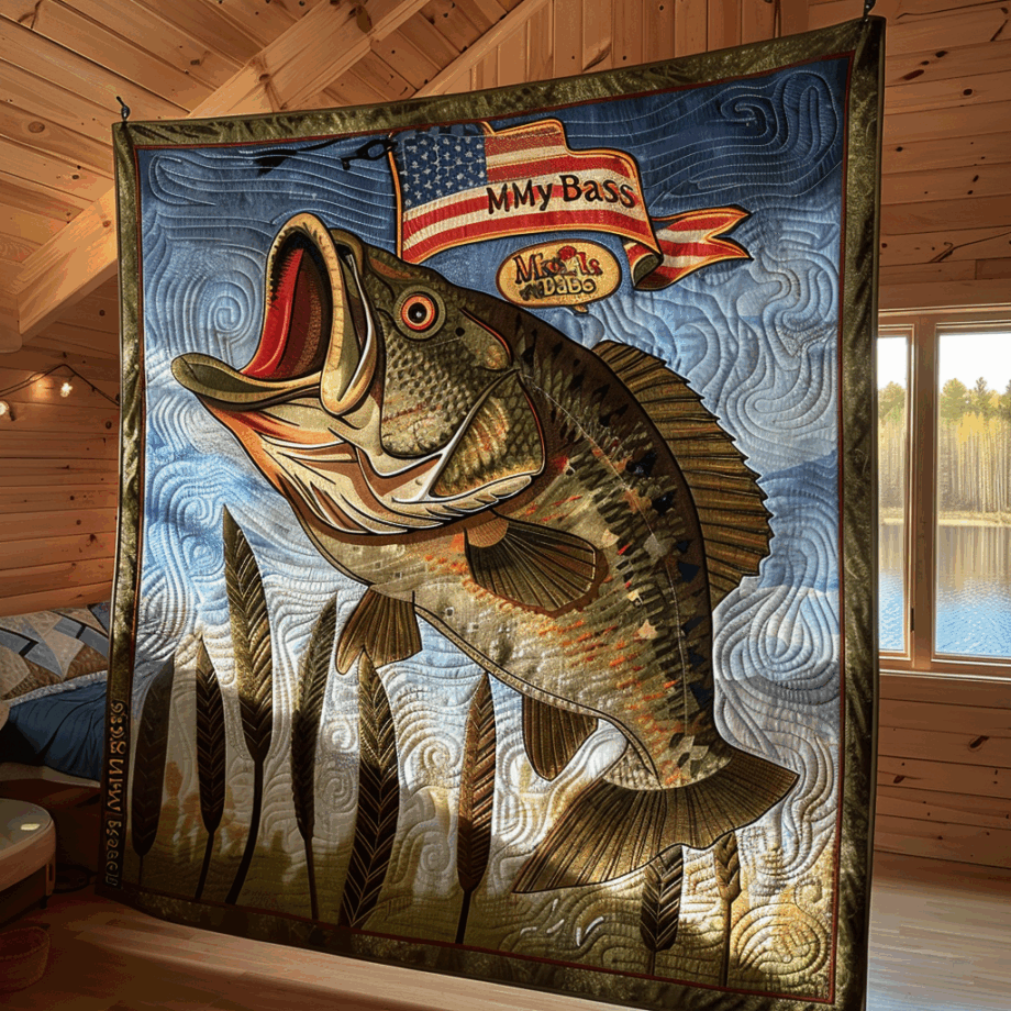 Fishing Quilted Blanket BT060661