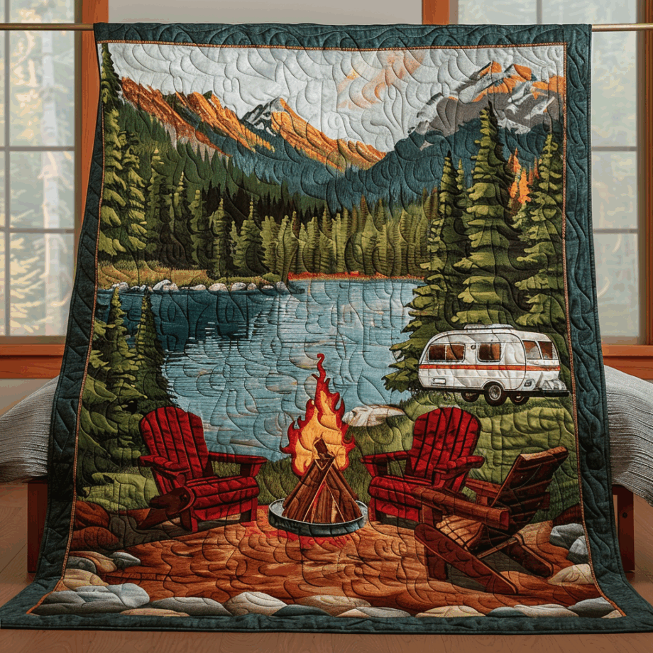 Camping Quilted Blanket BT060627