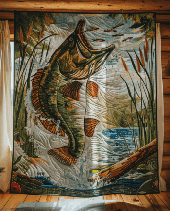Fishing Quilted Blanket BT060666