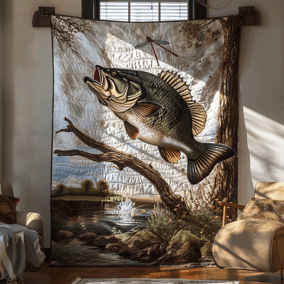 Fishing Quilted Blanket BT060667