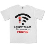 Connect To God The Password Is Prayer Unisex Comfort Colors® 1717 Heavyweight T-Shirt - Image 2