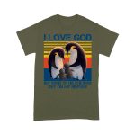I Love God But Some Of His Children Get On My Nerves Penguins - Standard T-Shirt - Image 8