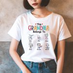 This Grandma Belongs To Fun Kids  T-Shirt - Image 3
