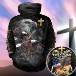 Eagle Of God, American Blessed To Be Christian - Inspirational Christian 3D All Over Print T-Shirt And Hoodie - Image 2