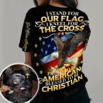 Eagle Of God, American Blessed To Be Christian - Inspirational Christian 3D All Over Print T-Shirt And Hoodie