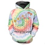 Fruit Of The Spirit Galatians 5:22 - Inspirational Christian Flower 3D All Over Print T-Shirt And Hoodie - Image 7