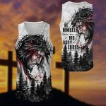 Jesus Crown Of Thorns And He Himself Bore Our Sins - Inspirational Christian 3D All Over Print T-Shirt And Hoodie - Image 7