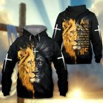 Jesus Lion Of Judah, I Am The Son Of A King - Inspirational Christian 3D All Over Print T-Shirt And Hoodie - Image 3