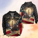 One Nation Under God American Flag Eagle - Inspirational Christian 3D All Over Print T-Shirt And Hoodie - Image 3