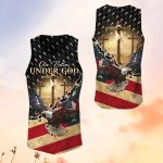 One Nation Under God American Flag Eagle - Inspirational Christian 3D All Over Print T-Shirt And Hoodie - Image 7