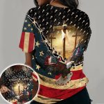 One Nation Under God American Flag Eagle - Inspirational Christian 3D All Over Print T-Shirt And Hoodie