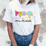 Pre-K Teacher Shirt, Retro Back to School Teacher T-Shirt