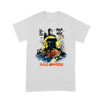 Spooky Night Trick Or Treat Haunted House Halloween T-Shirt - Image 8
