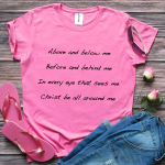 Christ Be All Around Me " Music"  Standard T-Shirt - Image 4