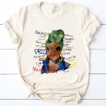 African American Pride History Natural Socialite Positivity Standard T-Shirt - Image 7