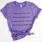 Christ Be All Around Me " Music"  Standard T-Shirt - Image 3