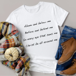 Christ Be All Around Me " Music"  Standard T-Shirt - Image 2